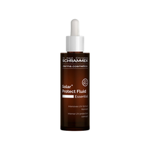 מקדם הגנה Solar+ Protect Fluid SPF 50+ של Dr Schrammek, בקבוק ענברי עם טפטפת
