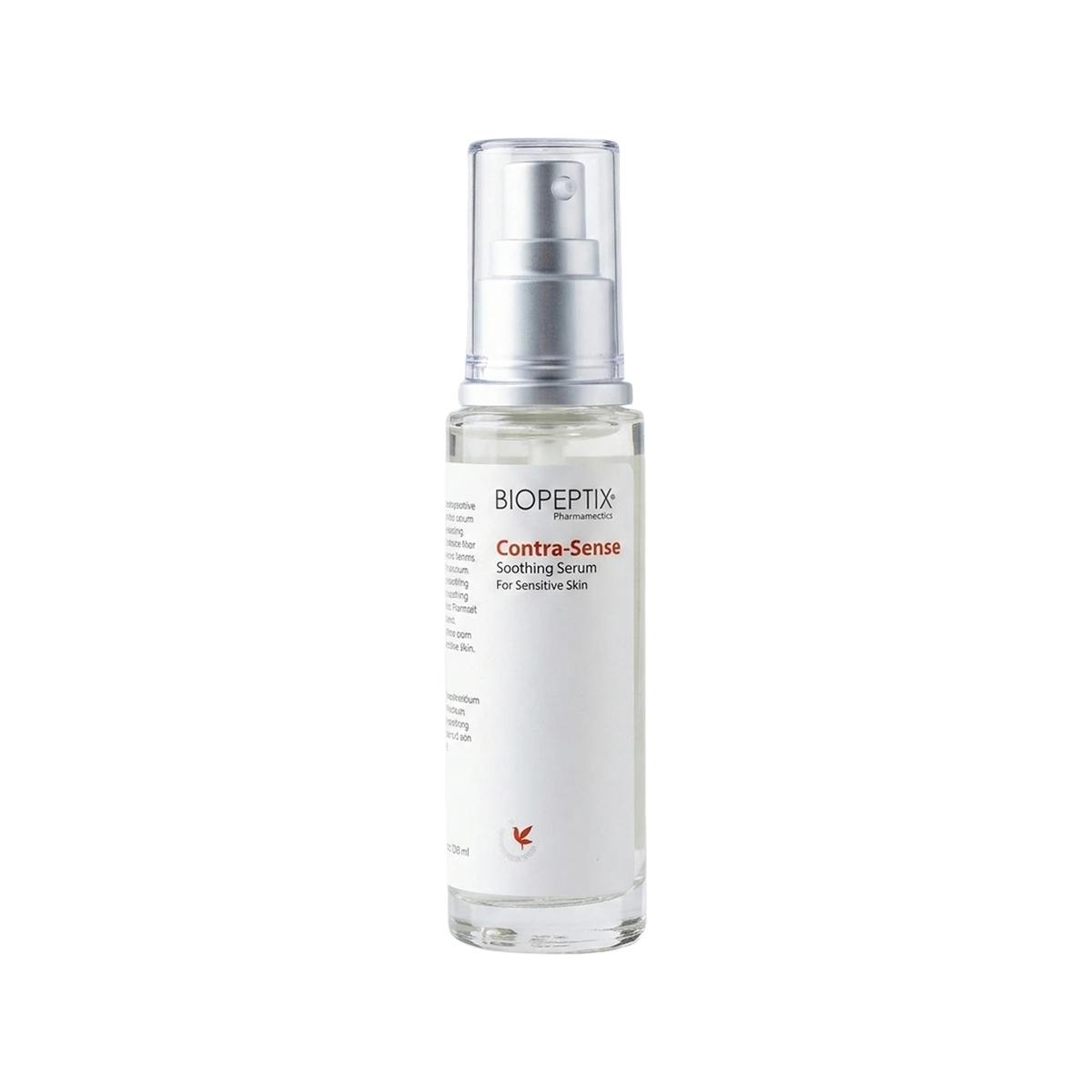 קונטרה סנס סרום מרגיע של Biopeptix, בקבוק זכוכית עם משאבה, לעור רגיש