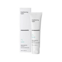 קצף ניקוי מבהיר של mesoestetic, אריזה ושפופרת, 100 מ״ל