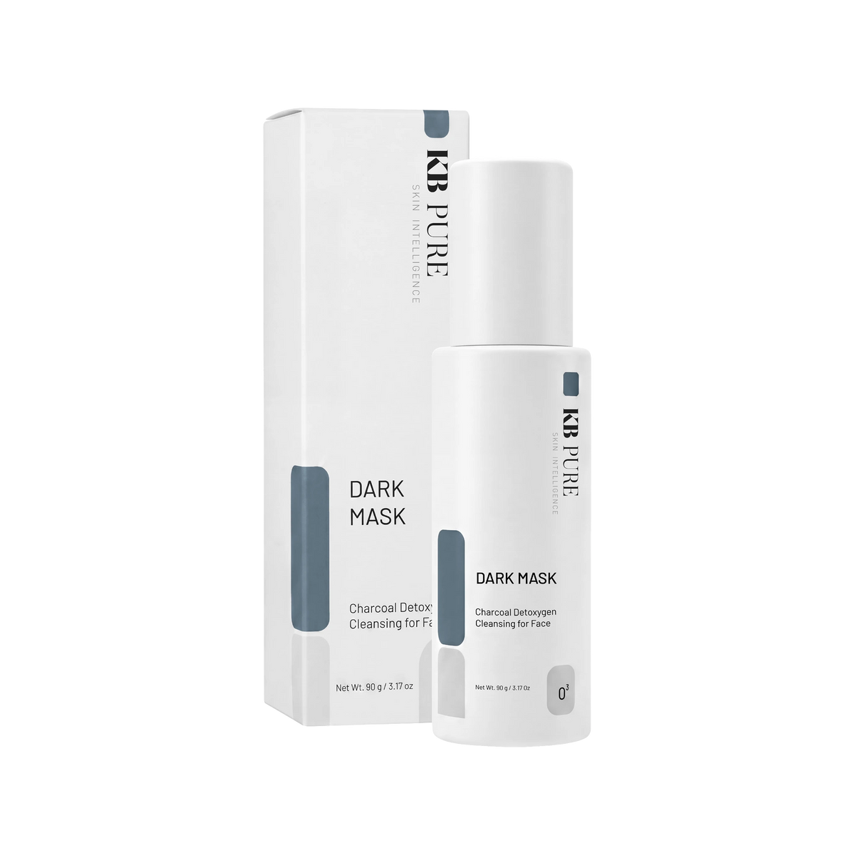 מסכת חמצן פחם Dark Mask של KB Pure — אריזה ובקבוק, 90 גרם