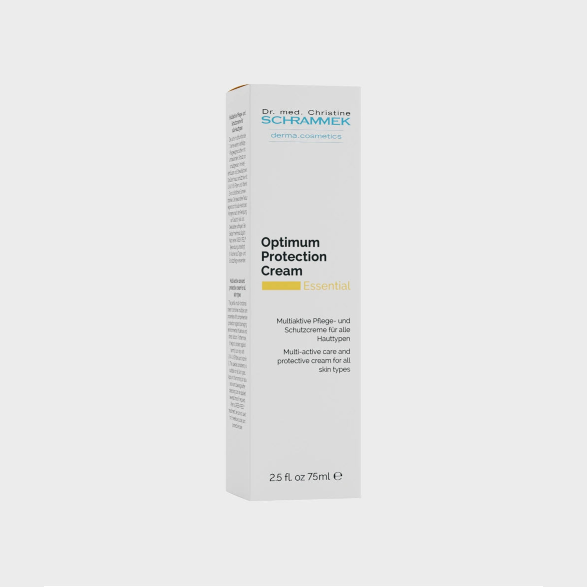קרם הגנה SPF30 של Dr Schrammek, קופסת הקרטון של הקרם